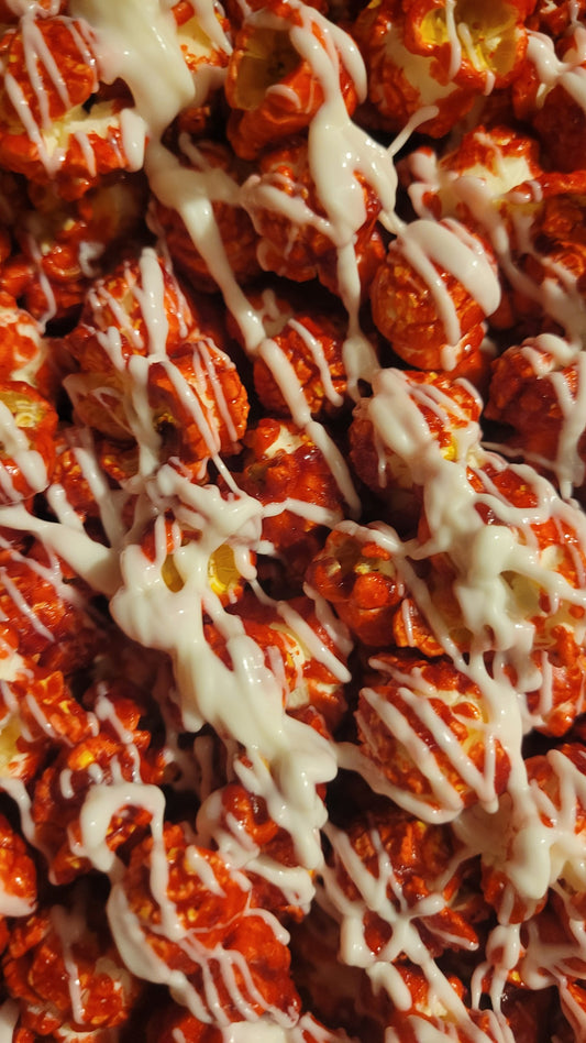 Red Velvet Cheesecake Popcorn